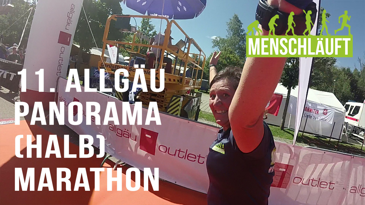MENSCHLÄUFT, Allgäu Panorama Marathon – Biene finished ihren ersten offiziellen Halbmarathon